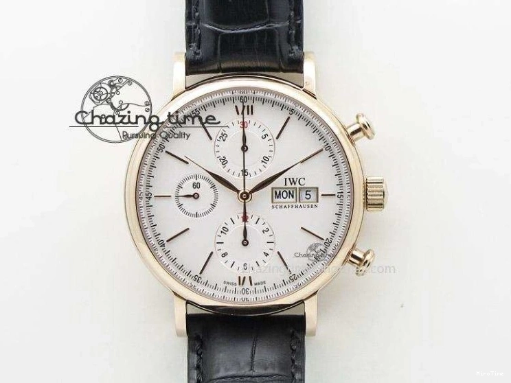 MIROTIME 0506 Portofino SCHAFFHAUSEN SS MKF 1:1 Best Edition Black Dial On Mesh Bracelet A Sporty 7342